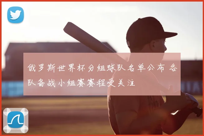 俄罗斯世界杯分组球队名单公布 各队备战小组赛赛程受关注